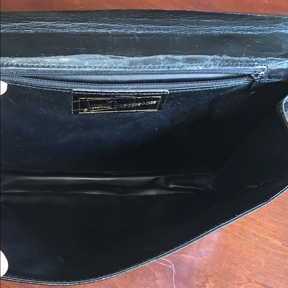 SOLD ✅ Leather Attaché Bag - Croc Print - Picture 9 of 12